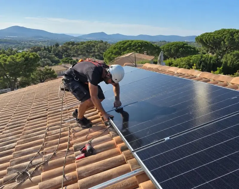 Installateur panneaux solaires Chênex — pose photovoltaïque sur toiture